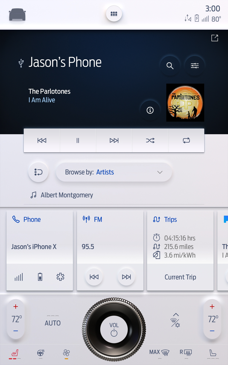 Illustration for article titled Ford's New SYNC 4 Infotainment System Offers Giant 15.5-Inch Screen; Here's How It Works